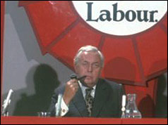 Prime Minister Harold Wilson in 1974