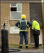 House fire in Woodstock, Oxfordshire