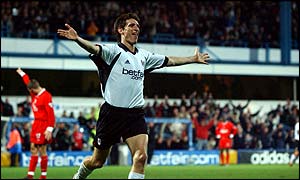 Facundo Sava scored two goals for Fulham in the 3-2 win over Liverpool