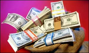 A bag of money