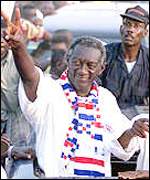 Ghana's President John Kufuor 