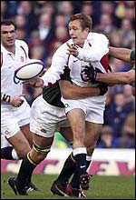 Jonny Wilkinson took a number of big hits