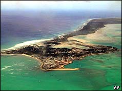 Christmas Island, a tiny speck in the South Pacific