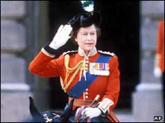 The Queen takes part in Trooping the Colour