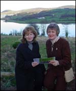 Hospice fundraisers Nuala O'Kane and Sarah Kearsley-Wooller 