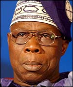 Nigerian President Olusegun Obasanjo