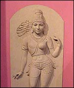 Old sex god, Ardhanateshwar, with male and female genatalia