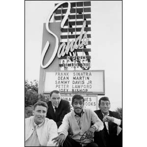 Peter Lawford, Sinatra, Sammy Davis Jnr and Dean Martin
