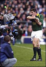 Labuschagne was sent off in the 22nd minute