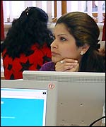 A refugee doctor studying for the NHS