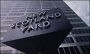 New Scotland Yard sign
