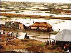 Bangladesh cyclone devastation