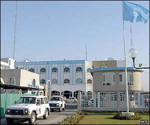 UN experts leave their base at Canal hotel