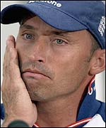 England skipper Nasser Hussain