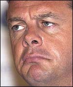 David O'Leary frowns