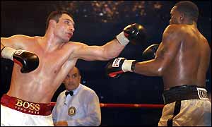 Vitali Klitschko and Larry Donald