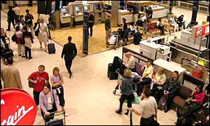Passengers at Heathrow