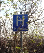 Hospital sign
