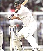 Steve Waugh against Werst Indies in 1999