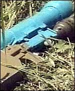 Missile launcher shown on Kenyan TV