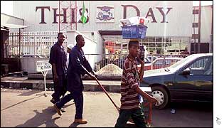 Lagos office of This Day newspaper, which Isioma Daniel worked for