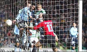 Henrik Larsson gave Celtic a narrow win