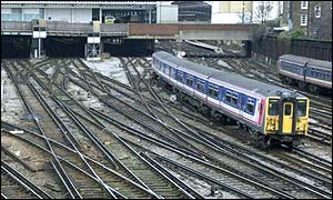 Train on UK railways