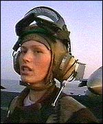 Aviation Maintenance Third Class Jill Ameperosa - Plane captain, VFA-113