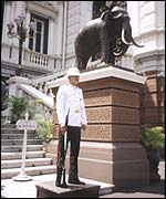 Royal Grand Palace in Bangkok - part built by Rama V