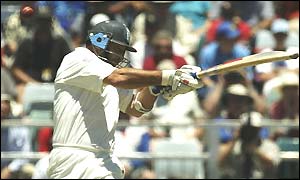 Nasser Hussain dismissed