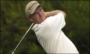 Ernie Els in action in Sun City