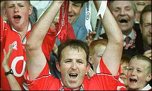 Colin Corkery celebrates after Cork's Munster Final win