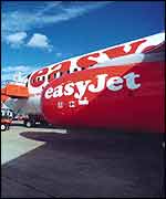 Easyjet aeroplane