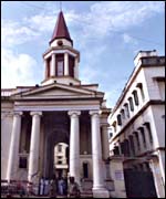 St Thomas Church, in Calcutta, where the body of Mother Teresa is laid to rest 