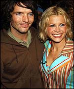 Melinda Messenger and husband Wayne