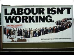 Tory election campaign poster, 1979 