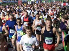 London Marathon participants 