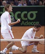 Nicolas Escude and Fabrice Santoro