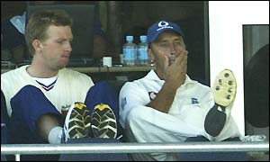 Richard Dawson and Nasser Hussain