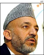 Afghan President Hamid Karzai