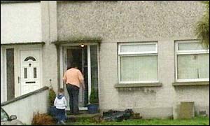 The victim's son returned home on Sunday