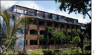 Paradise Hotel on fire on Thursday