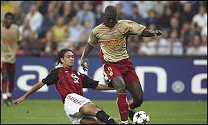 Diop took his World Cup form into the Champions' League