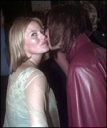 Patsy Kensit and Liam Gallagher