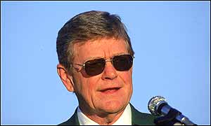 Hootie Johnson of the Augusta National Club