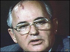 Head shot of Gorbachev