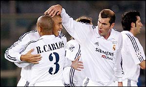 Real Madrid's goal involves several of their top stars 