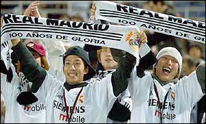 Japanese fans get behind Real Madrid
