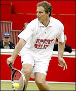 Tony Blair in action for Sport Relief