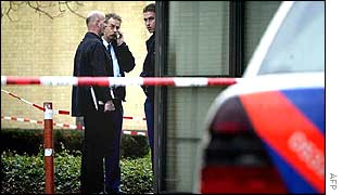 Police at scene of crime